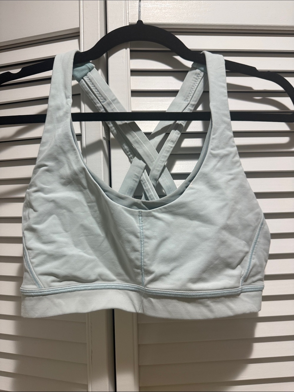 Lululemon Women’s Light Blue Stash It Sports Bra